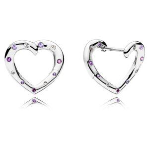 Bright Hearts Hoop Earrings